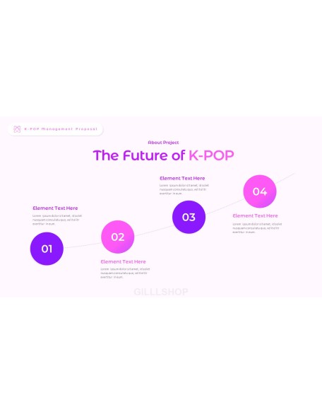 K-POP Entertainment Management Interactive PPT