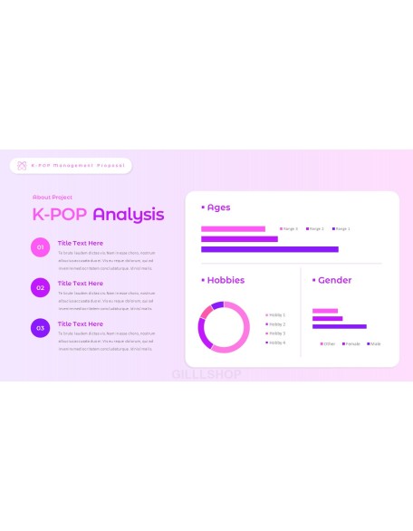 K-POP Entertainment Management Interactive PPT