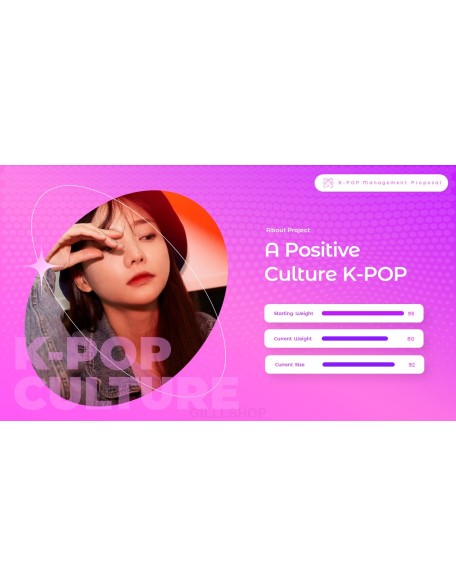 K-POP Entertainment Management Interactive PPT