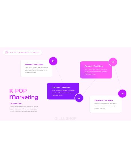 K-POP Entertainment Management Interactive PPT