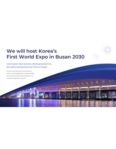 World EXPO 2030 BUSAN business ppt