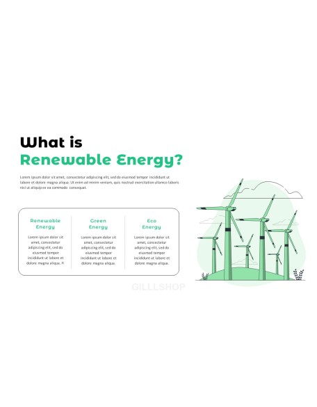 Renewable Energy portfolio template