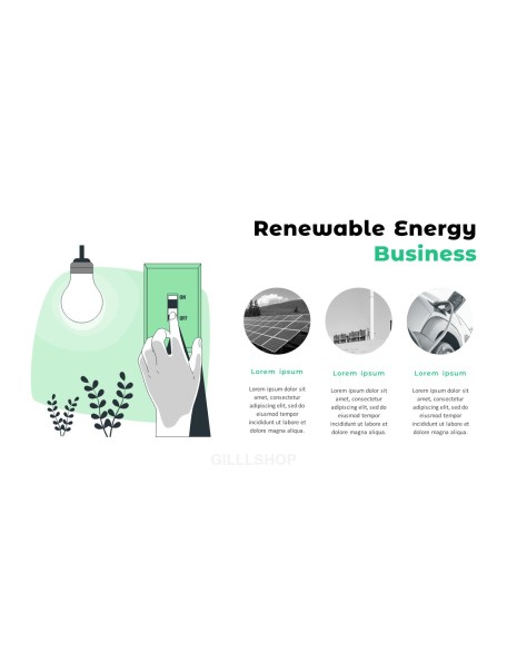 Renewable Energy portfolio template