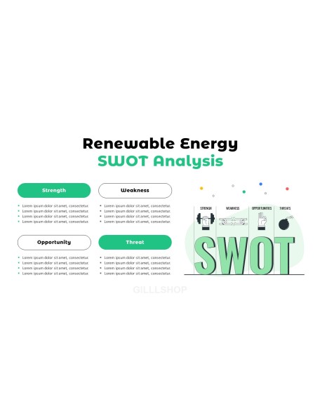 Renewable Energy portfolio template