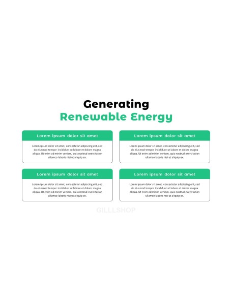 Renewable Energy portfolio template