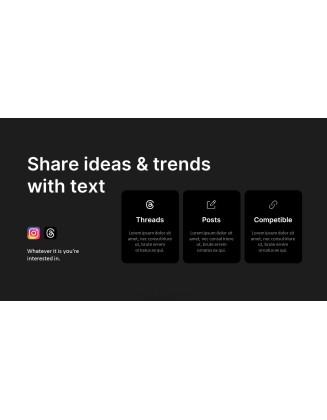 New Social Networking, Threads business ppt