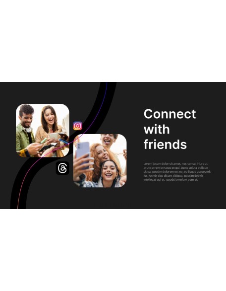 New Social Networking, Threads business ppt