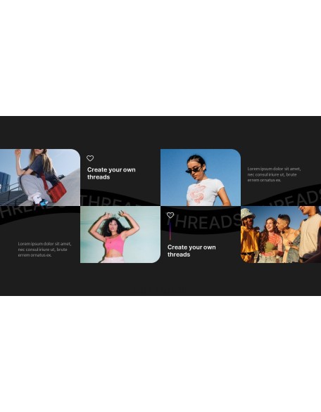 New Social Networking, Threads business ppt