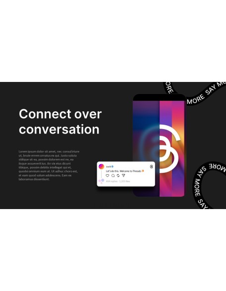 New Social Networking, Threads business ppt