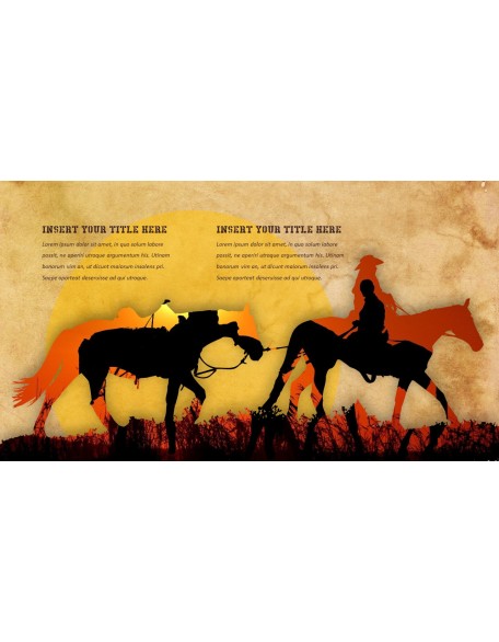 Wild West Theme Presentation Templates