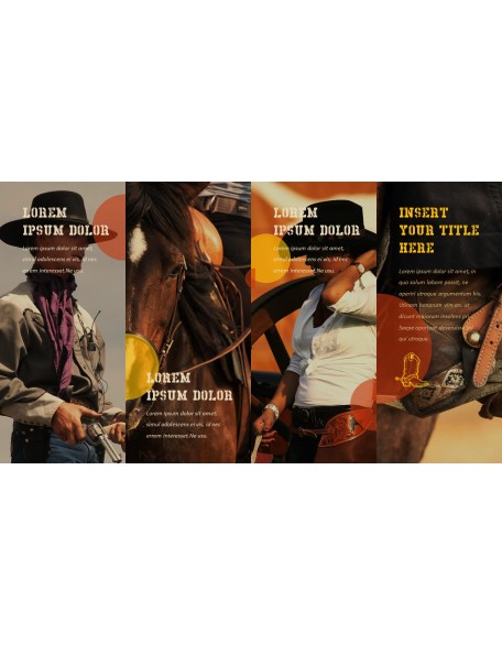 Wild West Theme Presentation Templates