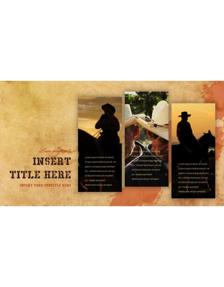 Wild West Theme Presentation Templates