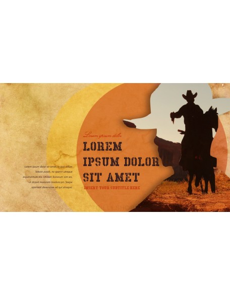 Wild West Theme Presentation Templates