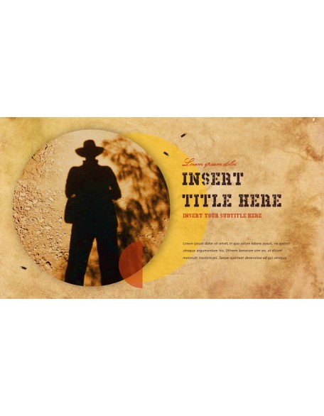 Wild West Theme Presentation Templates