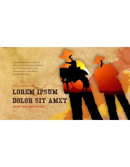 Wild West Theme Presentation Templates