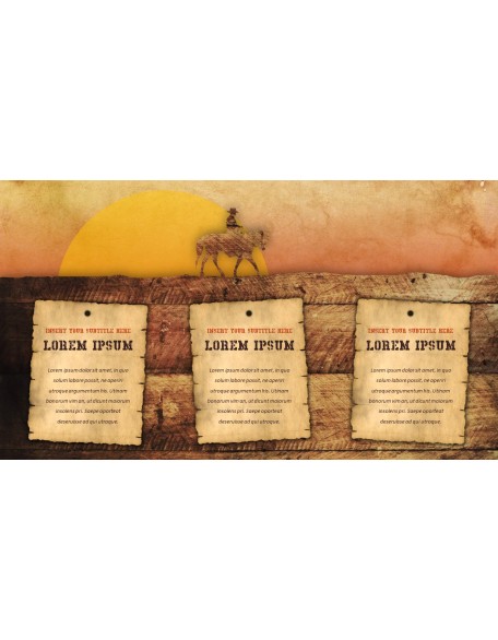 Wild West Theme Presentation Templates