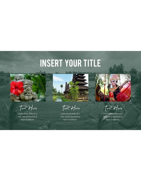 Trip to Bali Presentation PowerPoint Templates Design