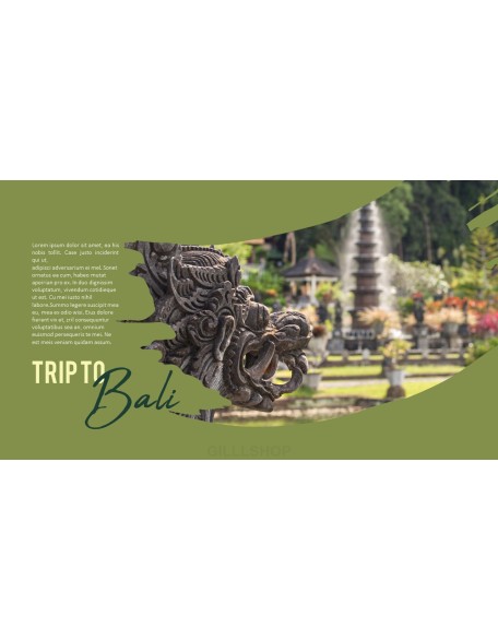 Trip to Bali Presentation PowerPoint Templates Design