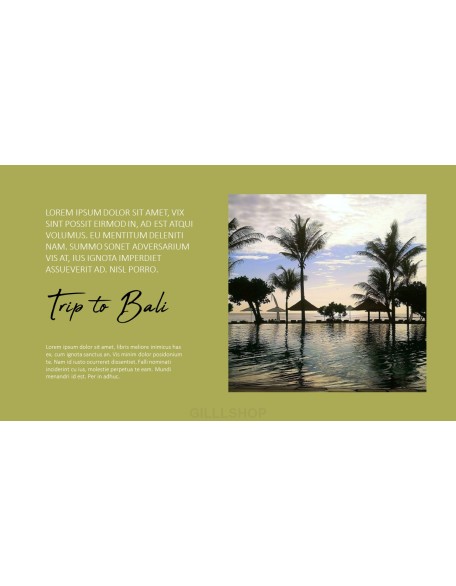 Trip to Bali Presentation PowerPoint Templates Design