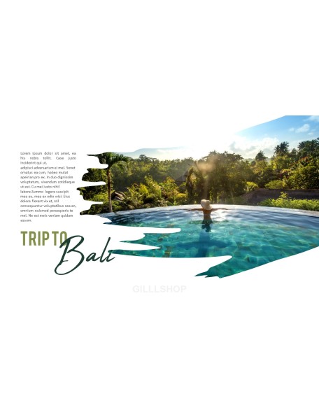 Trip to Bali Presentation PowerPoint Templates Design