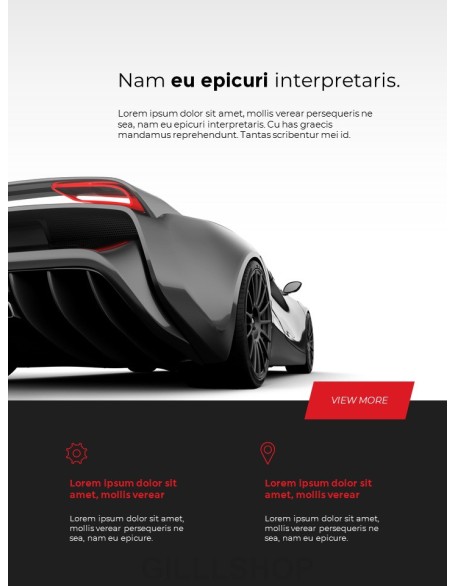 Car Driving Concept presentation slide