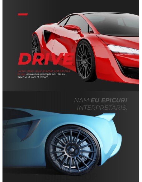 Car Driving Concept presentation slide