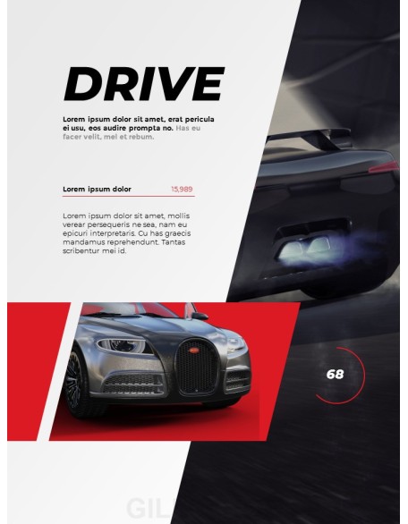 Car Driving Concept presentation slide