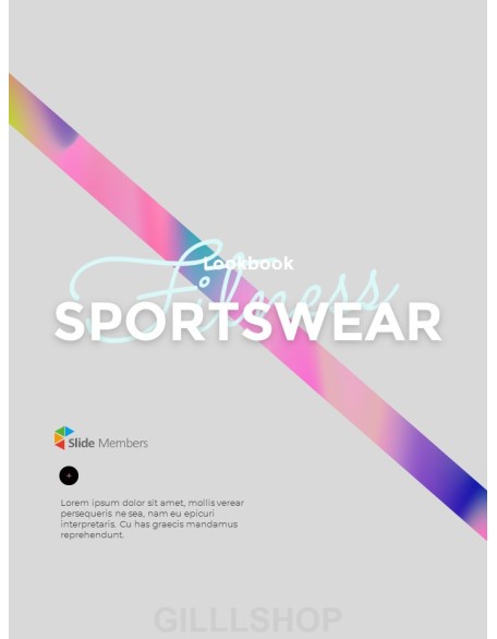 Sports Wear Lookbook powerpoint ppt