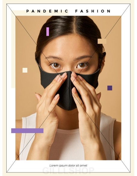 Fashion Mask in Pandemic Presentations PPT