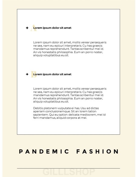 Fashion Mask in Pandemic Presentations PPT