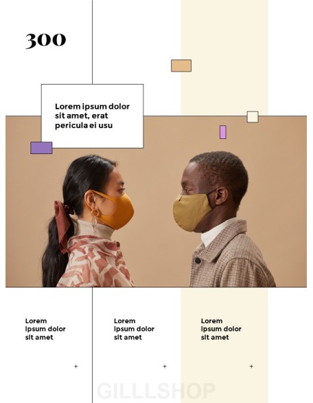 Fashion Mask in Pandemic Presentations PPT