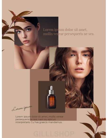 Fall Beauty Theme Business Presentation PPT