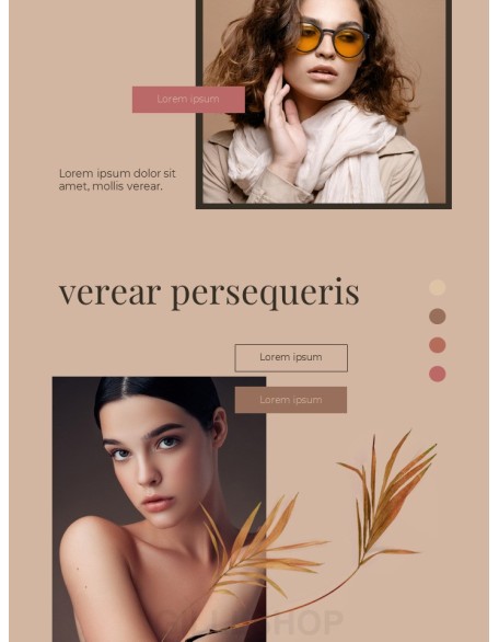 Fall Beauty Theme Business Presentation PPT