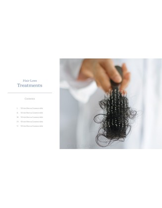 Hair Loss Treatments Business plan PPT Templates