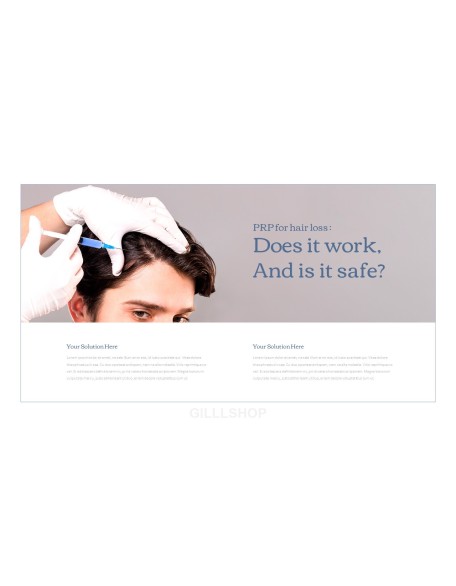 Hair Loss Treatments Business plan PPT Templates