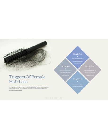 Hair Loss Treatments Business plan PPT Templates