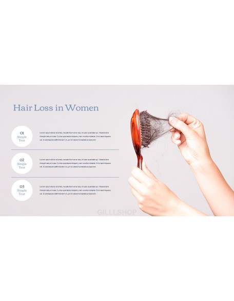 Hair Loss Treatments Business plan PPT Templates