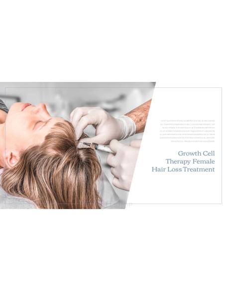 Hair Loss Treatments Business plan PPT Templates