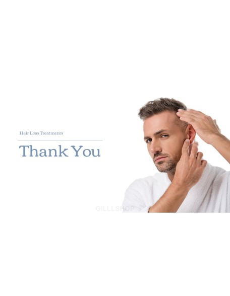 Hair Loss Treatments Business plan PPT Templates