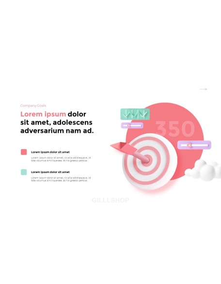 Ultimate Business 3D Illustration Slide PPT