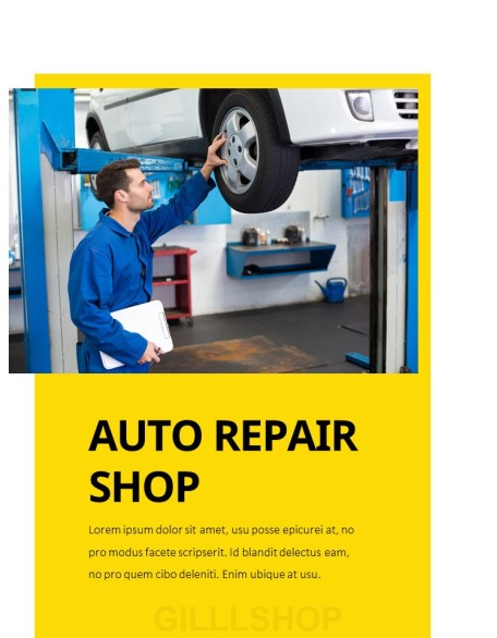 Auto Repair Shop power point powerpoint