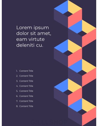 Modern Company Report powerpoint design free