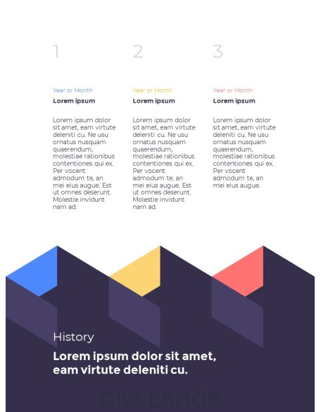 Modern Company Report powerpoint design free