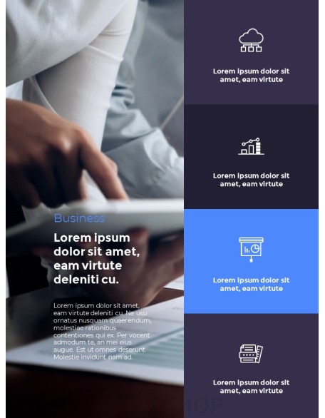 Modern Company Report powerpoint design free