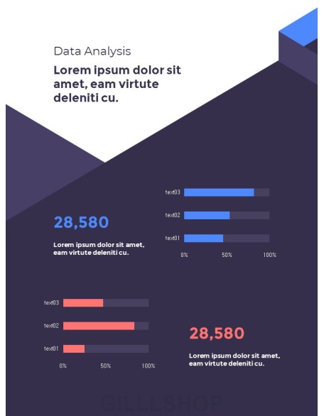 Modern Company Report powerpoint design free