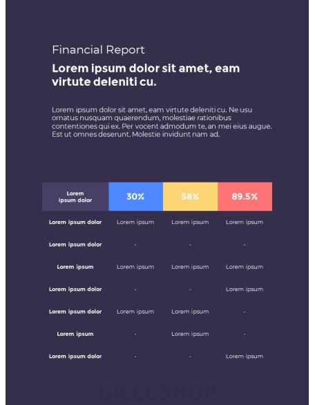 Modern Company Report powerpoint design free