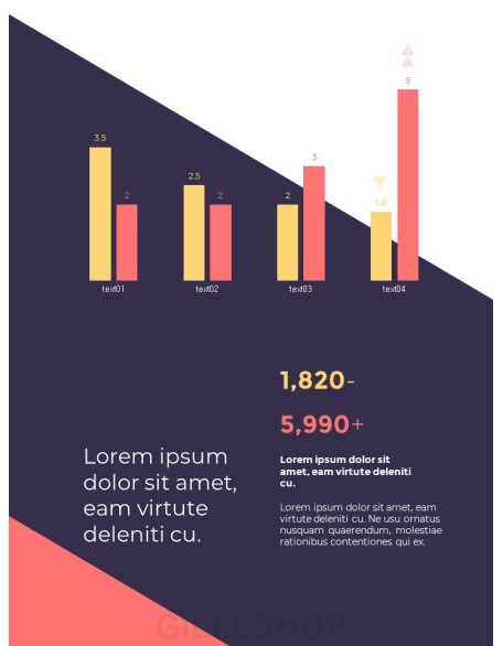 Modern Company Report powerpoint design free