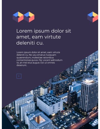 Modern Company Report powerpoint design free