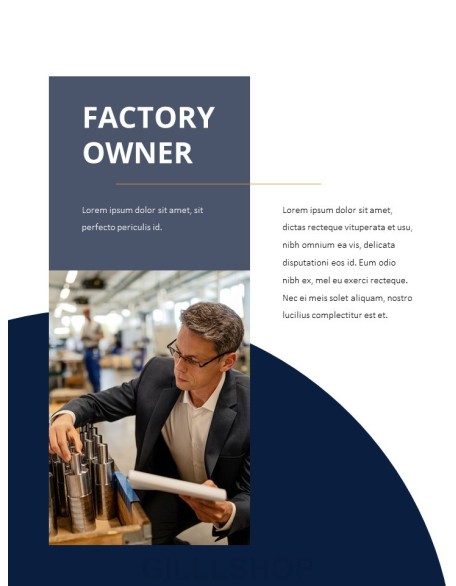 Industrial Facility Simple PowerPoint Template Design