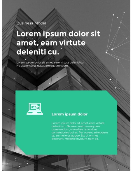 Geometric Line Background Business Templates for PowerPoint